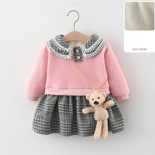 new children's dress classic fashion college style sticker stitching sweater dress plus velvet warm design luxury two-piece ing, White
new children's dress classic fashion college style sticker stitching sweater dress plus velvet warm design luxury two-piece ing, White