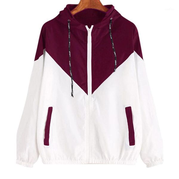 yfashion women fashion matching color elastic waist hooded coat casual sports jacket1, Black;brown
yfashion women fashion matching color elastic waist hooded coat casual sports jacket1, Black;brown