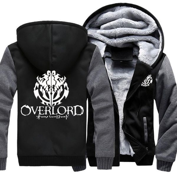 fashion men's hooded anime overlord fleece thicken hoodie hoodies & sweatshirts hoody jacket coat us size 4 colors, Black
fashion men's hooded anime overlord fleece thicken hoodie hoodies & sweatshirts hoody jacket coat us size 4 colors, Black