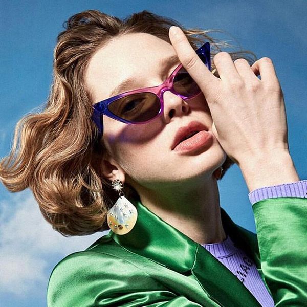 sunglasses fashion cat eye women personality wave leg sun glasses ladies vintage oculos cateye colorful shades, White;black
sunglasses fashion cat eye women personality wave leg sun glasses ladies vintage oculos cateye colorful shades, White;black