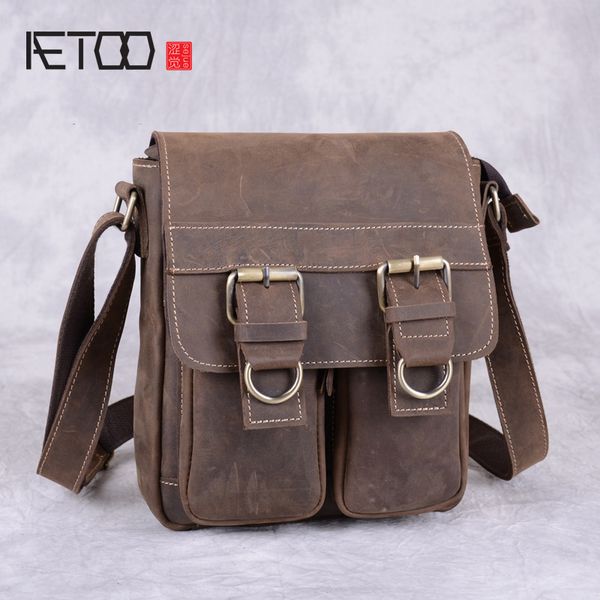 hbp aetoo mad horse leather men's bag, leather leather shoulder bag, briefcase a4 file slant bag, handmade vintage postman bag
hbp aetoo mad horse leather men's bag, leather leather shoulder bag, briefcase a4 file slant bag, handmade vintage postman bag