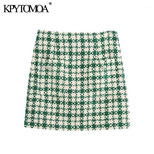 kpytomoa women 2020 fashion with pockets tweed mini skirt vintage high waist back zipper female skirts mujer1, Black
kpytomoa women 2020 fashion with pockets tweed mini skirt vintage high waist back zipper female skirts mujer1, Black