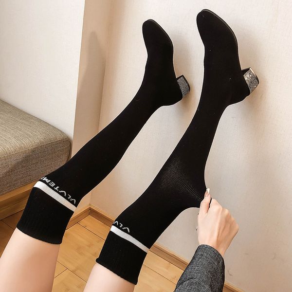 med heel boots crystal boots-women thigh high heels high booties ladies winter shoes for women luxury designer round, Black
med heel boots crystal boots-women thigh high heels high booties ladies winter shoes for women luxury designer round, Black