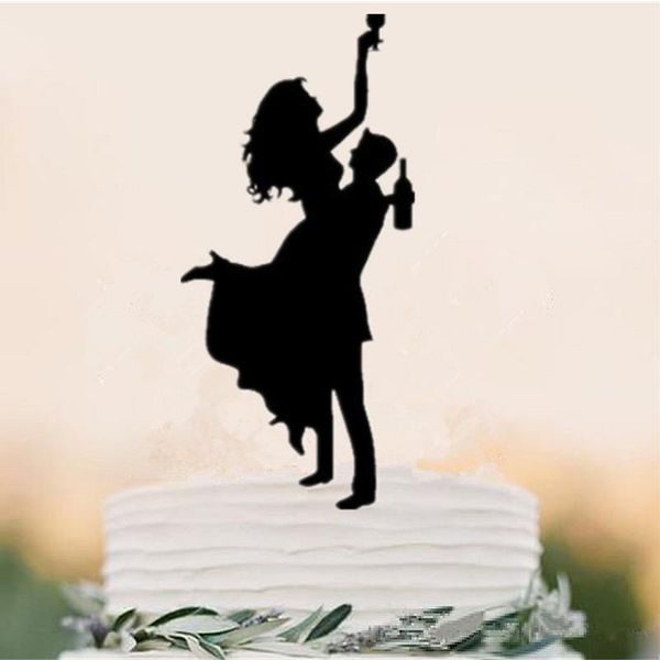 cheers style wedding cake er bride and groom black acrylic cake er wedding decoration aceessory
cheers style wedding cake er bride and groom black acrylic cake er wedding decoration aceessory