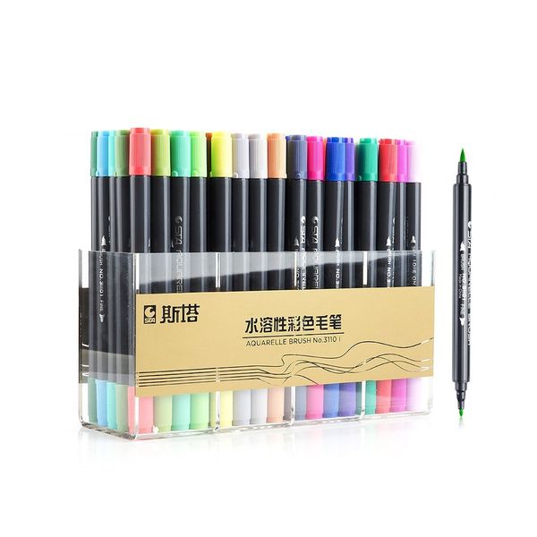 premium graphic drawing manga water based ink twin tip dual nip brush sketch marker pen set of 12/24/36/48/80 colors
premium graphic drawing manga water based ink twin tip dual nip brush sketch marker pen set of 12/24/36/48/80 colors