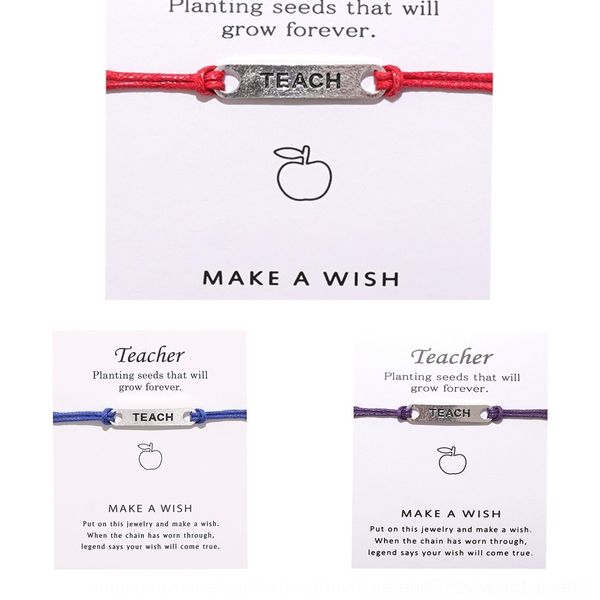 bss7s braceletcard alloy teacher hand rope selling alloy teacher blessing blessing card bracelet rope bracelet hand selling aluij, Golden;silver
bss7s braceletcard alloy teacher hand rope selling alloy teacher blessing blessing card bracelet rope bracelet hand selling aluij, Golden;silver