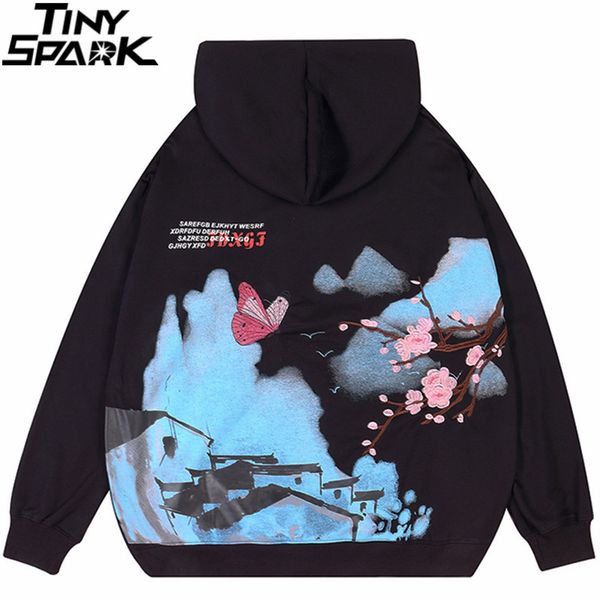 hip hop streetwear hoodie sweatshirt peach blossom butterfly embroidery painting print harajuku cotton mens pullover kg-668, Black
hip hop streetwear hoodie sweatshirt peach blossom butterfly embroidery painting print harajuku cotton mens pullover kg-668, Black