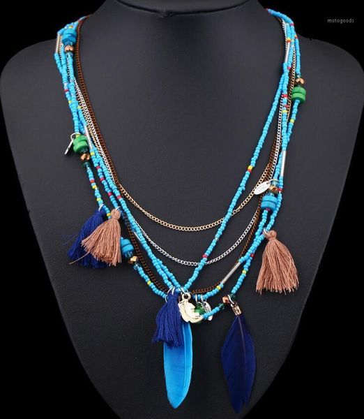 chains bohemian fashion multi color feather pendant necklace choker beads tassels maxi long ethnic chain bib statement collier jewelry1, Silver
chains bohemian fashion multi color feather pendant necklace choker beads tassels maxi long ethnic chain bib statement collier jewelry1, Silver