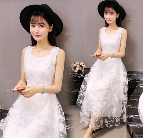 2020 chiffon vest skirt vest skirtsummer new korean girls lace chiffon dress summer long dress slim waistcoat skirt pzaiw, Black;gray
2020 chiffon vest skirt vest skirtsummer new korean girls lace chiffon dress summer long dress slim waistcoat skirt pzaiw, Black;gray