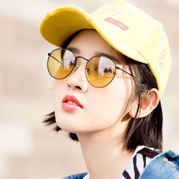 sunglasses outmix round metal frame women 2021 fashion candy color transparent sun glasses traveling style uv400 shade oculos, White;black
sunglasses outmix round metal frame women 2021 fashion candy color transparent sun glasses traveling style uv400 shade oculos, White;black