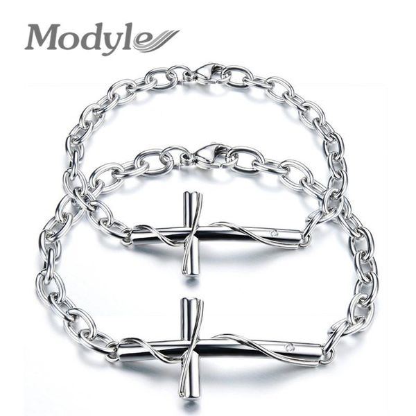 link, chain modyle fashion lover cross bracelets & bangles classical stainless steel women men link jewelry, Black
link, chain modyle fashion lover cross bracelets & bangles classical stainless steel women men link jewelry, Black