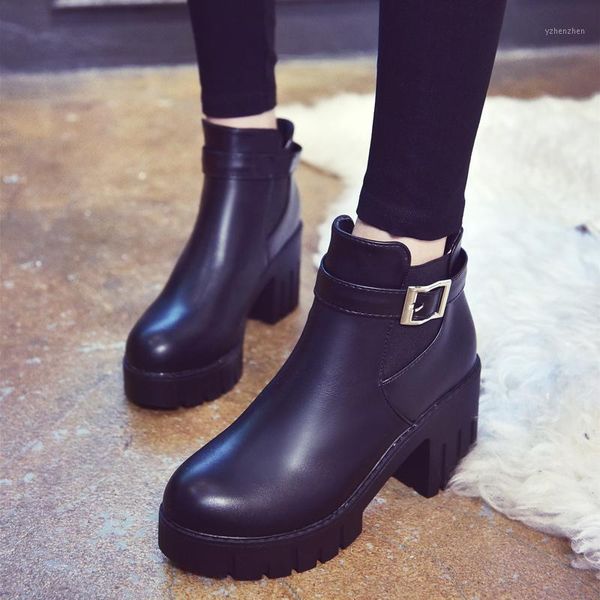 boots women ankle for round toe high-heeled bare women's shoes thick soles and short short1, Black
boots women ankle for round toe high-heeled bare women's shoes thick soles and short short1, Black