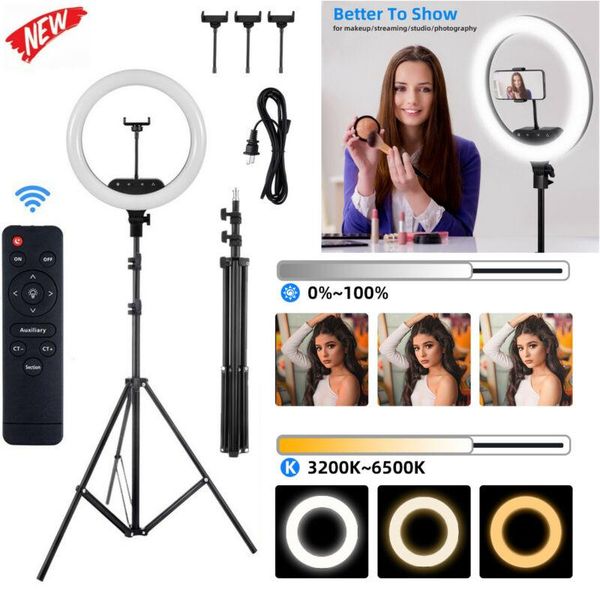 flash heads selens 46cm led ring light 60w 3200k-5600k adjustable color temperature 560led beads with 2m stand for video vlog makeup live
flash heads selens 46cm led ring light 60w 3200k-5600k adjustable color temperature 560led beads with 2m stand for video vlog makeup live
