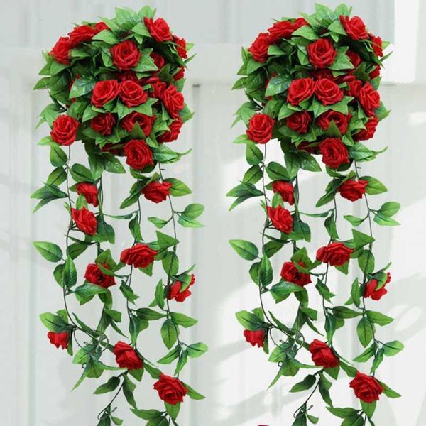 decorative flowers & wreaths luyue 33 heads/pcs artificial flower vines wedding rose rattan wall hanging colorful string fake garland home d
decorative flowers & wreaths luyue 33 heads/pcs artificial flower vines wedding rose rattan wall hanging colorful string fake garland home d