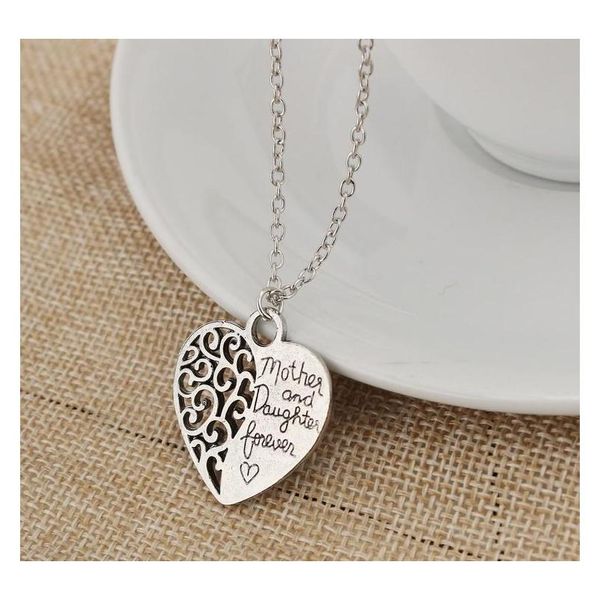 hollow out charm fashion jewelry "mother and daughter forever love" necklaces charm heart family gift pendant sqcjvy beauty888, Silver
hollow out charm fashion jewelry "mother and daughter forever love" necklaces charm heart family gift pendant sqcjvy beauty888, Silver