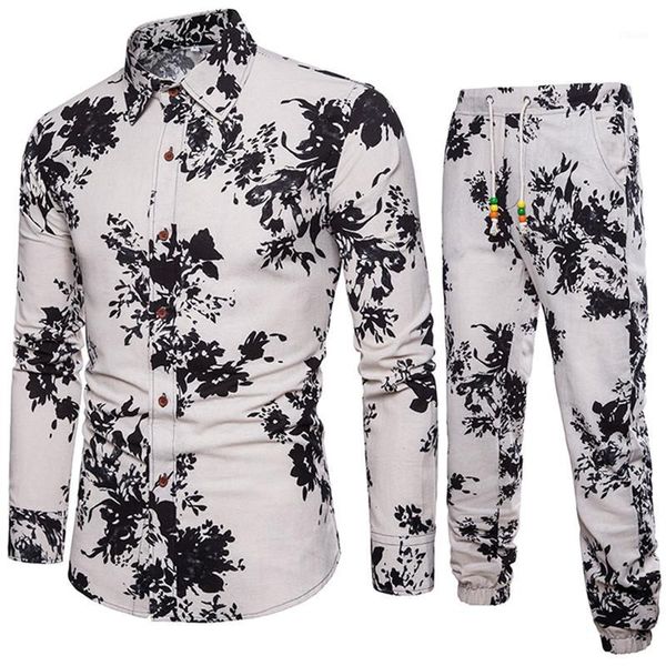 men suits plant style trees print clothes linen long pant male tracksuits europe boy party set leisure suits1, White;black
men suits plant style trees print clothes linen long pant male tracksuits europe boy party set leisure suits1, White;black