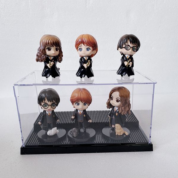 6pcs/set qposket ron weasley granger hermione snape draco malfoy new action figure dustproof display case showbox 1008
6pcs/set qposket ron weasley granger hermione snape draco malfoy new action figure dustproof display case showbox 1008