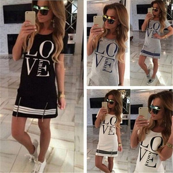 love print fashion t shirt womens clothing female solid o neck short sleeve t shirt long casual shirt with zipper female, White
love print fashion t shirt womens clothing female solid o neck short sleeve t shirt long casual shirt with zipper female, White