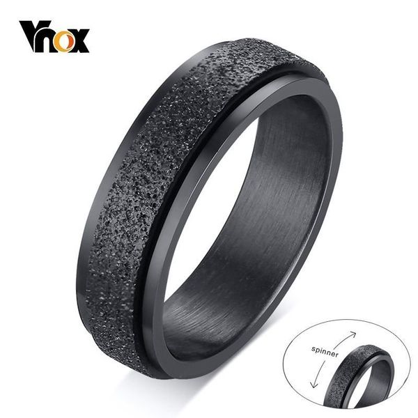 vnox punk spinner double layers rings for men 6mm sandblast stainless steel bridal sets finger anel gifts for him, Golden;silver
vnox punk spinner double layers rings for men 6mm sandblast stainless steel bridal sets finger anel gifts for him, Golden;silver
