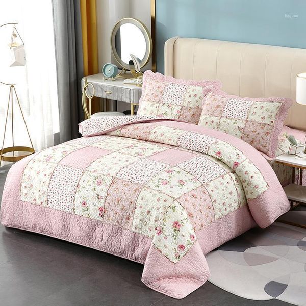 chausub pink bedspreads quilt sets 3pc cotton quilts floral patchwork coverlet pillowcase queen size 4pc duvet cover set blanket1
chausub pink bedspreads quilt sets 3pc cotton quilts floral patchwork coverlet pillowcase queen size 4pc duvet cover set blanket1