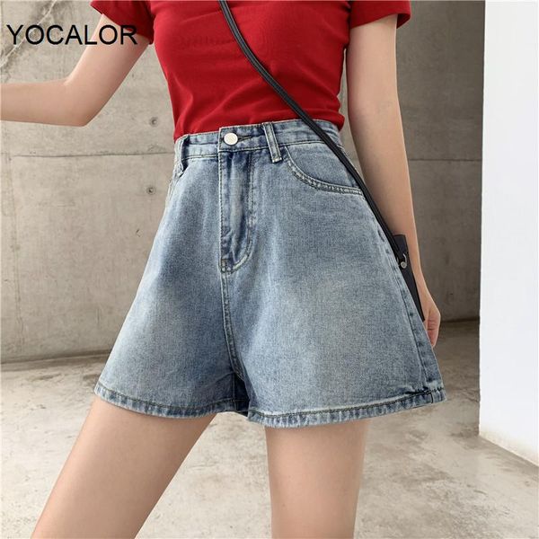 yocalor short jeans women solid color 2020 summer new jean femme korean style fashion feminino trousers high waist denim shorts, Blue
yocalor short jeans women solid color 2020 summer new jean femme korean style fashion feminino trousers high waist denim shorts, Blue