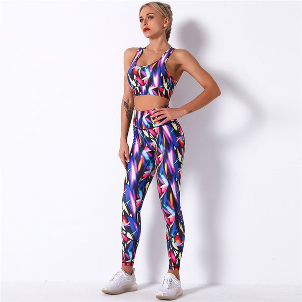 colorful graffiti women suit 2 pcs high waist leggings+beauty back bra polyester sports running set hips push up suit sportswear c0123, Gray
colorful graffiti women suit 2 pcs high waist leggings+beauty back bra polyester sports running set hips push up suit sportswear c0123, Gray