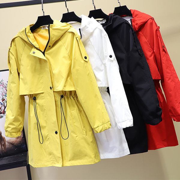 2019 autumn new women jacket coat hooded long sleeve causal windbreaker famale basic jackets with zipper outerwear m343x1016, Black;brown
2019 autumn new women jacket coat hooded long sleeve causal windbreaker famale basic jackets with zipper outerwear m343x1016, Black;brown