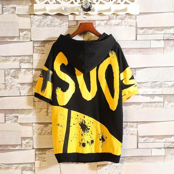 men's t-shirts mens tees summer print short sleeve with sweatshirt hooded t shirt hip hop streetwear sports wear tshirt1, White;black
men's t-shirts mens tees summer print short sleeve with sweatshirt hooded t shirt hip hop streetwear sports wear tshirt1, White;black