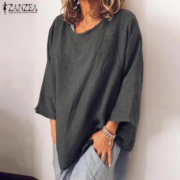women's blouses & shirts zanzea cotton linen shirt fashion blouse women long sleeve solid autumn blusas femininas basic robe loose che, White
women's blouses & shirts zanzea cotton linen shirt fashion blouse women long sleeve solid autumn blusas femininas basic robe loose che, White