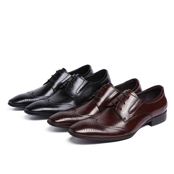 leather shoes toe holder leather men's shoes wear work cow formal wear wedding genuine full grain, Black
leather shoes toe holder leather men's shoes wear work cow formal wear wedding genuine full grain, Black