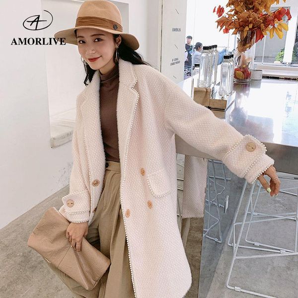 women's wool & blends amor live handmade pearl lace maxi long coat for woman autumn winter snow velvet jacquard female robe outerwear, Black
women's wool & blends amor live handmade pearl lace maxi long coat for woman autumn winter snow velvet jacquard female robe outerwear, Black