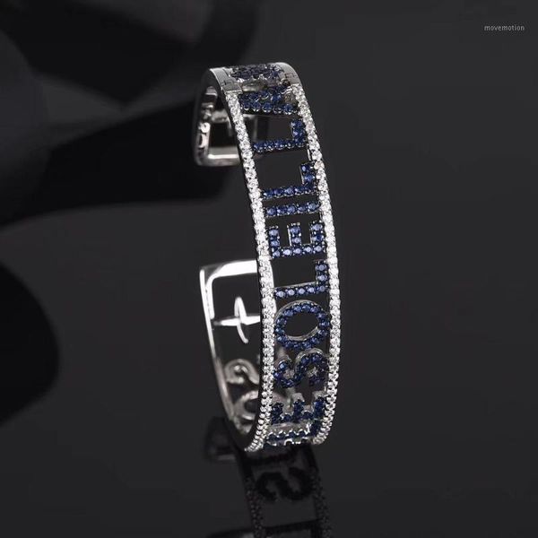 2020 new opening bracelet micro-crystal zircon hand hollow letter bracelet chain bracelets for women lady girl1, Black
2020 new opening bracelet micro-crystal zircon hand hollow letter bracelet chain bracelets for women lady girl1, Black
