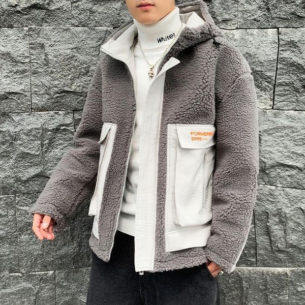 2020 new style fall and winter clothes ke li rong short coat korean-style loose-fit trend hooded handsome men's jacket1, Black
2020 new style fall and winter clothes ke li rong short coat korean-style loose-fit trend hooded handsome men's jacket1, Black