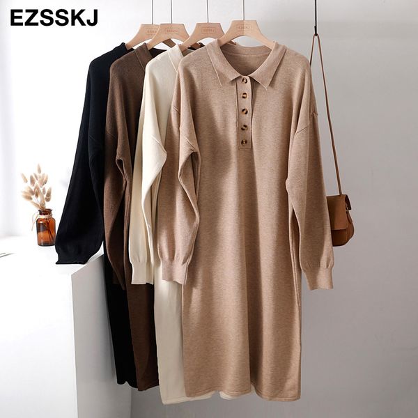 turndown collar oversize thick long sweater dress women autumn winter straight sweater dress female casual loose maxi knit dress c1009
turndown collar oversize thick long sweater dress women autumn winter straight sweater dress female casual loose maxi knit dress c1009