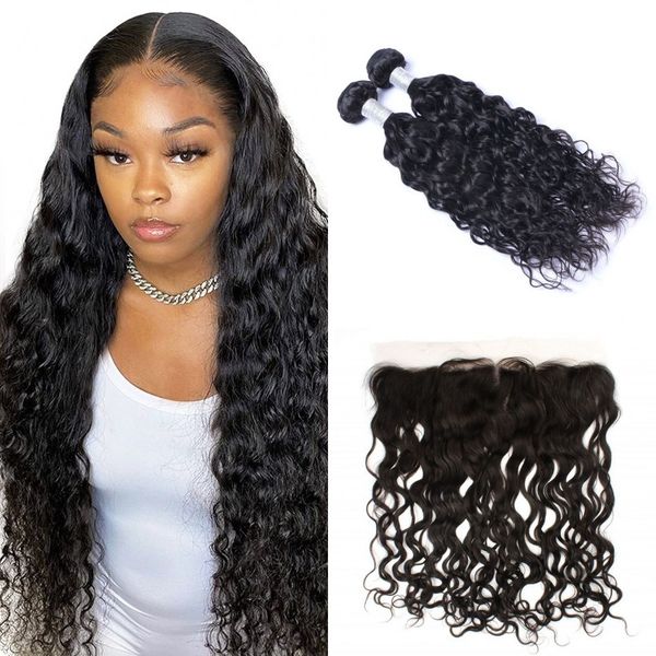 malaysian water wave human hair bundles with lace frontal closure 8a remy hair natural color 3pcs/lot, Black;brown
malaysian water wave human hair bundles with lace frontal closure 8a remy hair natural color 3pcs/lot, Black;brown