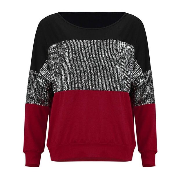 women sequin splice loose shirts 2021 ladies autumn spring pullover blouse elegant vintage jumper shirt female, White
women sequin splice loose shirts 2021 ladies autumn spring pullover blouse elegant vintage jumper shirt female, White
