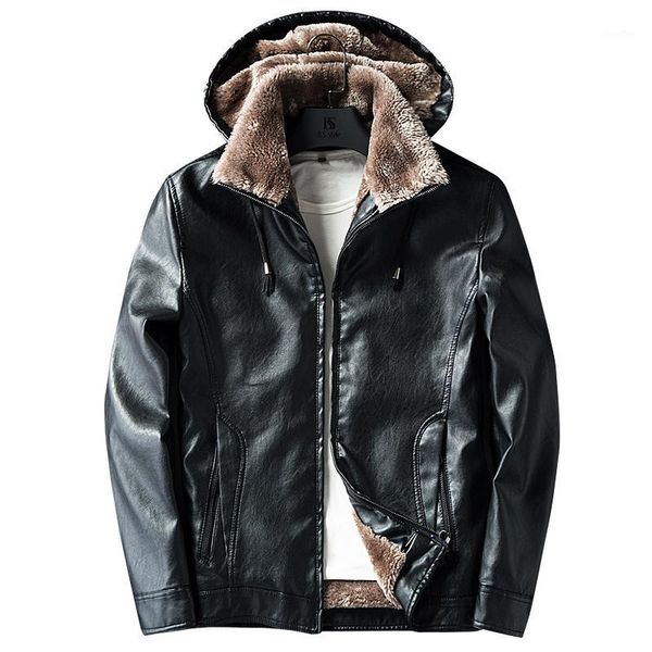 new arrive pu leather jackets men fur coats thick warm men's leather jackets hooded solid slim fit zipper coat motorcycle k2071, Black
new arrive pu leather jackets men fur coats thick warm men's leather jackets hooded solid slim fit zipper coat motorcycle k2071, Black