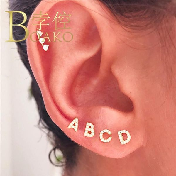 stud boako 925 sterling silver earrings for women 26 letters zircon gifts pendientes brincos aretes fine jewelry, Golden;silver
stud boako 925 sterling silver earrings for women 26 letters zircon gifts pendientes brincos aretes fine jewelry, Golden;silver