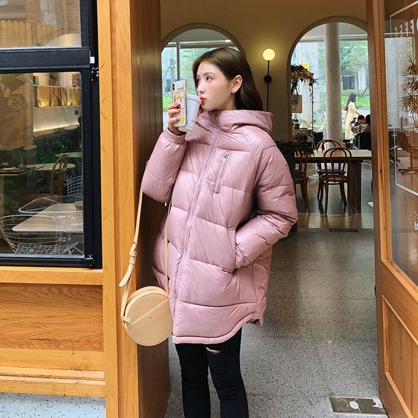 women's down & parkas fashoin ladies glossy solid winter jacket women thick warm zipper hooded oversize coat parka female, Black
women's down & parkas fashoin ladies glossy solid winter jacket women thick warm zipper hooded oversize coat parka female, Black