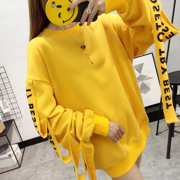 fashion womens pullover hoodies sweatshirts autumn korean ulzzang harajuku ribbon loose full length sweatshirt female hoodie top, Black
fashion womens pullover hoodies sweatshirts autumn korean ulzzang harajuku ribbon loose full length sweatshirt female hoodie top, Black