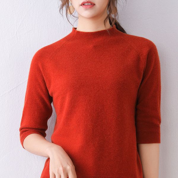 2021 100% knitwear for women sweaters spring new merino wool jumpers short sleeve female pullovers m7dv, White;black
2021 100% knitwear for women sweaters spring new merino wool jumpers short sleeve female pullovers m7dv, White;black
