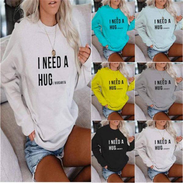 letter womens sweatshirts fashion letter pattern long sleeve pullover sweatshirts designer female round neck loose casual hoodies, Black
letter womens sweatshirts fashion letter pattern long sleeve pullover sweatshirts designer female round neck loose casual hoodies, Black