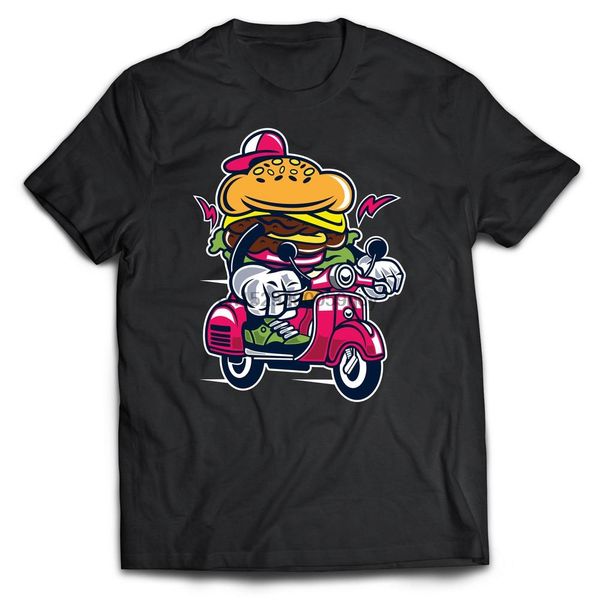 sport this hamburger has no helmet 
sport this hamburger has no helmet