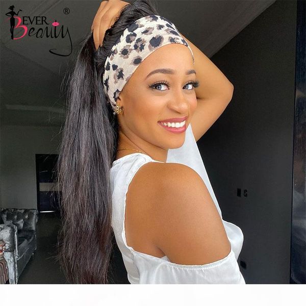 straight headband wig human hair wigs for black women brazilian glueless scarf wig full machine made ever beauty remy, Black;brown
straight headband wig human hair wigs for black women brazilian glueless scarf wig full machine made ever beauty remy, Black;brown