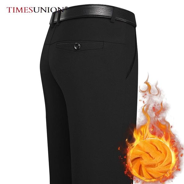 brand men winter thick fleece suit pants formal business trousers straight male smart casual dress pants long plus size, Black
brand men winter thick fleece suit pants formal business trousers straight male smart casual dress pants long plus size, Black