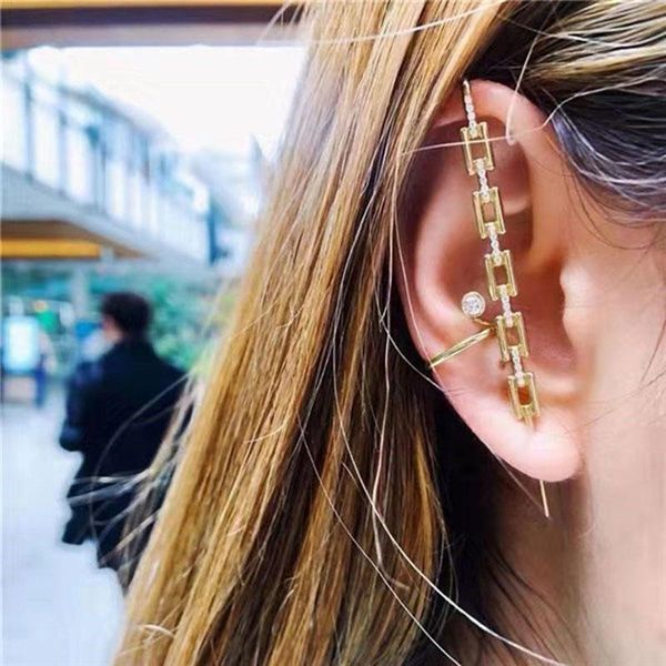 stud ear wrap crawler hook earrings for women girls fashion unique gold color cuff earring rhinestone piercing jewelry (1 pcs), Golden;silver
stud ear wrap crawler hook earrings for women girls fashion unique gold color cuff earring rhinestone piercing jewelry (1 pcs), Golden;silver