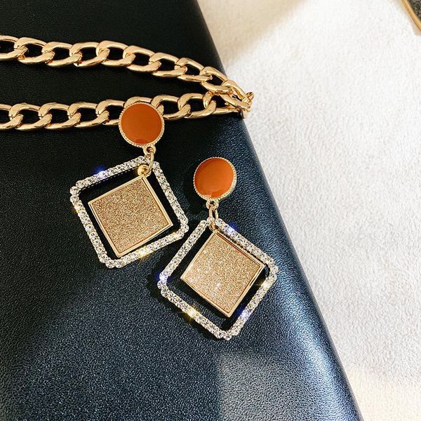 women graceful frosted earrings 2020 new kpop fashion hollow out geometric stud earring girls trendy joker ear decoration1, Golden;silver
women graceful frosted earrings 2020 new kpop fashion hollow out geometric stud earring girls trendy joker ear decoration1, Golden;silver