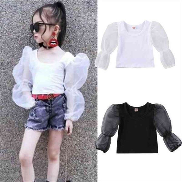0-6y kids baby girls blouse shirts summer puff long sleeve solid crop fashion kids shirt girl clothing, White;black
0-6y kids baby girls blouse shirts summer puff long sleeve solid crop fashion kids shirt girl clothing, White;black