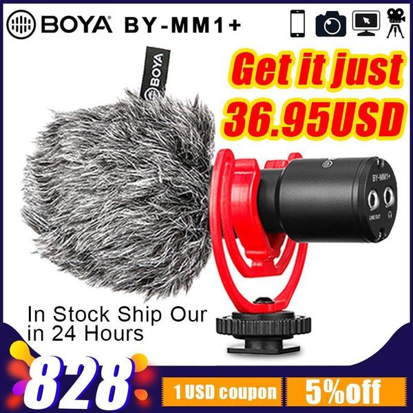 boya by-mm1+ video record microphone for dslr camera smartphones android canon nikon osmo pocket youtube vlogging mic1
boya by-mm1+ video record microphone for dslr camera smartphones android canon nikon osmo pocket youtube vlogging mic1