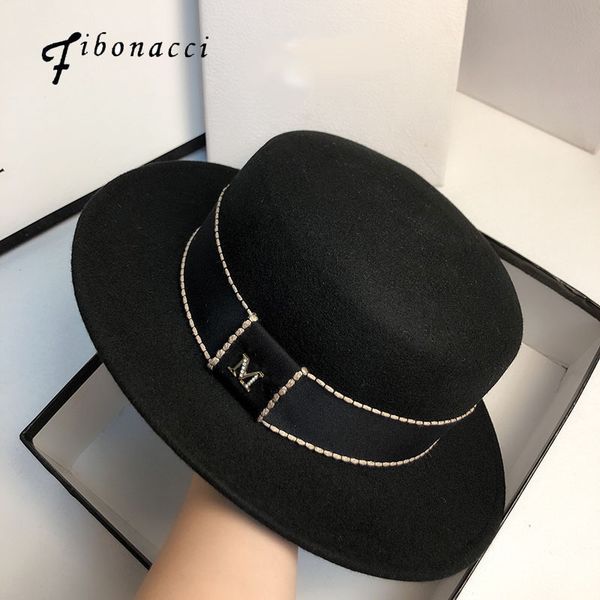 fibonacci hats for women wide brim australian wool fedora hat ladies panama jazz hat floppy ribbon cloche derby church cap c0123, Blue;gray
fibonacci hats for women wide brim australian wool fedora hat ladies panama jazz hat floppy ribbon cloche derby church cap c0123, Blue;gray